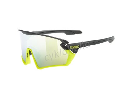 UVEX BRÝLE SPORTSTYLE 231 BLACK LIME MAT / MIRROR YELLOW (S5320652616) Množ. Uni