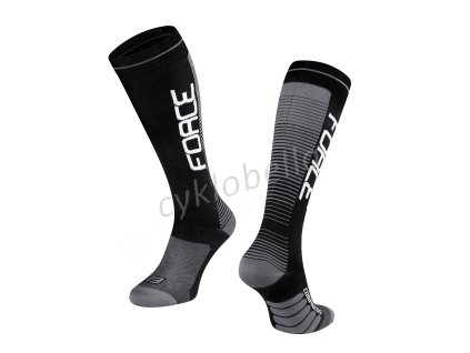 ponožky F COMPRESS, černo-šedé XXS-XS/33-35