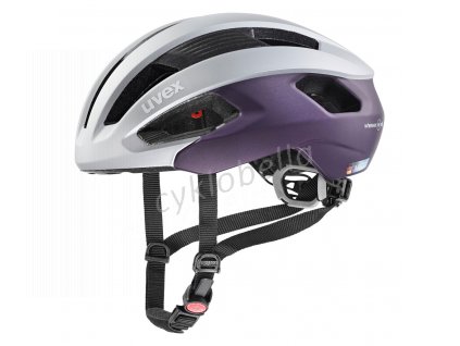 UVEX HELMA RISE CC SILVER - PLUM WE (S4100340200) 52-56