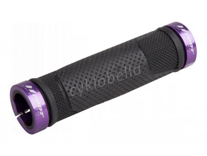 Grip PRO-T Plus na inbus 308, černá+fialové objímky