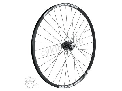 kolo zadní FORCE BASIC DISC 622x19 F80451-6d 32d