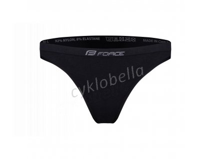 dámské spodní prádlo-tanga 3 pack, černé M-L