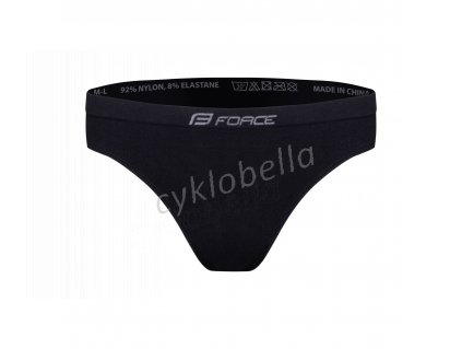 dámské spodní prádlo-bikiny 3 pack, černé XL-XXL