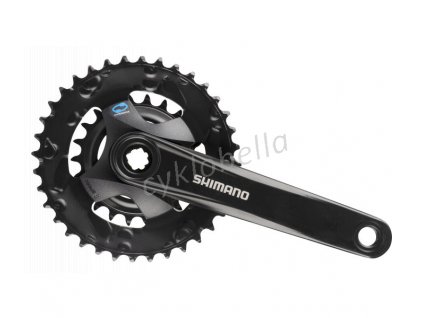 SHIMANO kliky ALTUS FC-M315 4hran 2x7/8 170 mm 36x22z černé bez krytu ř.l.+3mm outboard bal