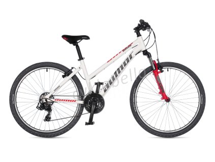 Unica 26 2021-22 16" bílá/červená/stříbrná Author dámské MTB 26"kolo