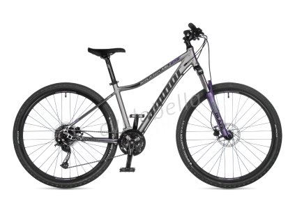 Solution 27,5 ASL 2021-22 16" stříbrná-matná/fialová Author dámské MTB 27,5"kolo