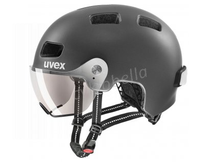 UVEX HELMA RUSH VISOR DARK SILVER MAT (S4100280200) 55-58