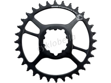 SRAM CR X-SYNC ST EAGLE 34T DM 3 OFFSET B BLK Množ. Uni