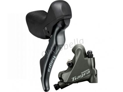 SHIMANO kot brzd-set TIAGRA BR-4770-KIT zadní/ST-4720(J-kit) FLAT MOUNT polymer+chladič SMBH90/1700m