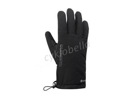 SHIMANO GORE-TEX GRIP PRIMALOFT rukavice, pánské (0°C), černá, S
