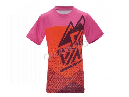 SILVINI - dětský enduro dres Denni orange fuchsia (Velikost 122-128)