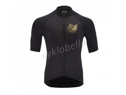 SILVINI - pánský cyklo dres Mottolino black gold