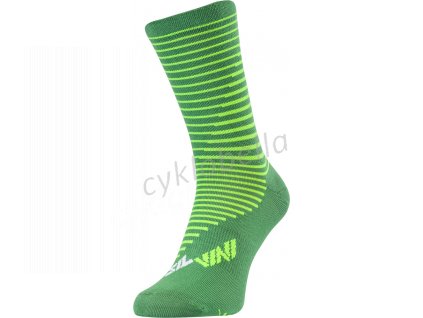 SILVINI - cyklo ponožky Ferugi forest lime (Velikost 36-38)