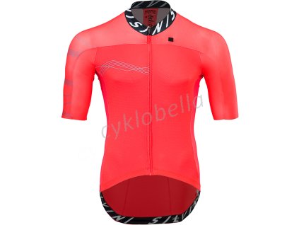 SILVINI - pánský cyklo dres Stelvio ruby black (Velikost XS)