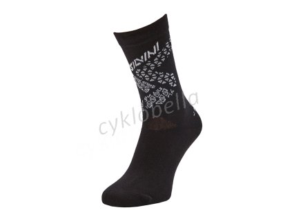 SILVINI - cyklo ponožky Bardiga black white