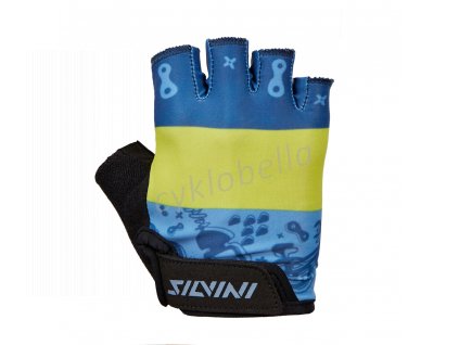 SILVINI - dětské cyklo rukavice Punta black blue