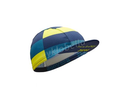 SILVINI - cyklo čepička Cameri   navy lime (Velikost one size)