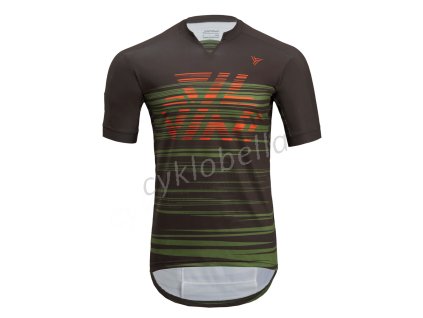 SILVINI - pánský cyklo dres Gallo garden olive (Velikost XL)
