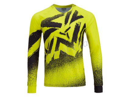 SILVINI - pánský enduro dres Cortino  neon black (Velikost S)