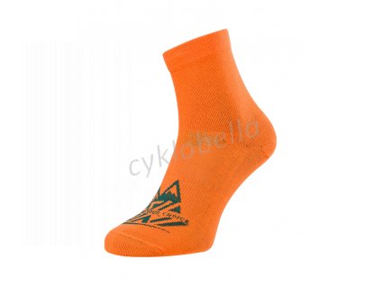 SILVINI - enduro ponožky Orino orange ocean (Velikost 36-38)