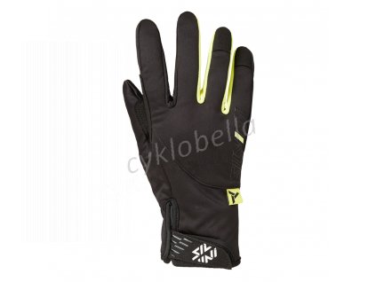 SILVINI - dámské zimní rukavice Ortles black neon (Velikost S)