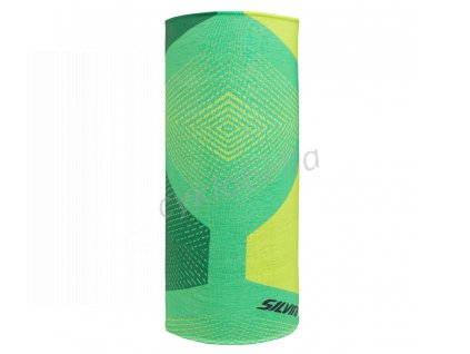 SILVINI - multifunkční šátek Motivo green neon