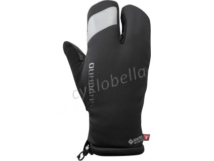 SHIMANO INFINIUM PRIMALOFT 2X2 rukavice (pod 0°C), černá, M