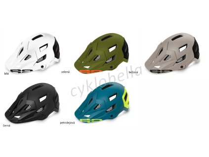 Náhradní štítek cyklistické helmy ATH31 - mix barev