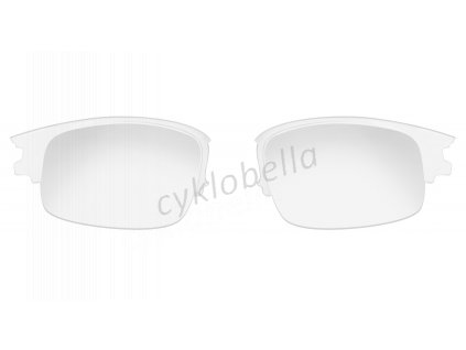 Plastová optická redukce do rámu slunečních sportovních brýlí Crown AT078 - bílá