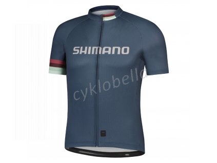 SHIMANO LOGO dres s krátkým rukávem, pánský, charcoal, L