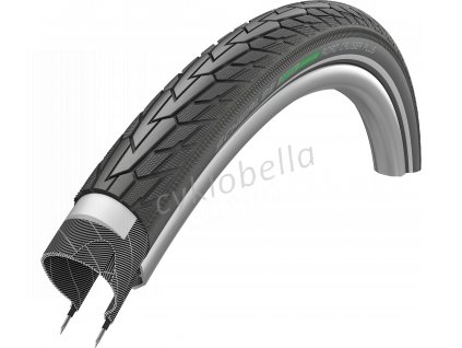 SCHWALBE plášť ROAD CRUISER PLUS, 47-559, 26 x 1.75, PunctureGuard, Green, 825 g, černá-reflexní