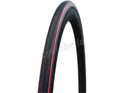 SCHWALBE plášť LUGANO II, 25-622, 28 x 1.00, K-Guard, Silica, 365 g, černá s červenou linkou