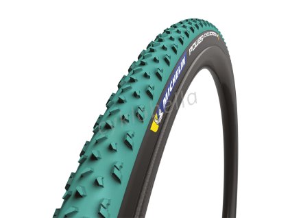 MICHELIN PLÁŠŤ POWER CYCLOCROSS MUD 700X33C COMPETITION LINE KEVLAR MAGI-X GREEN TS TLR (818285) Množ. Uni