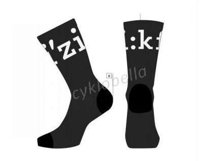 FIZIK PONOŽKY TEAM EDITION BLACK/WHITE (FZKSOCKSTE1020) S