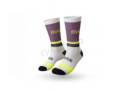 FIZIK PONOŽKY TEAM EDITION LILAC/WHITE (FZKSOCKSTE3820) S