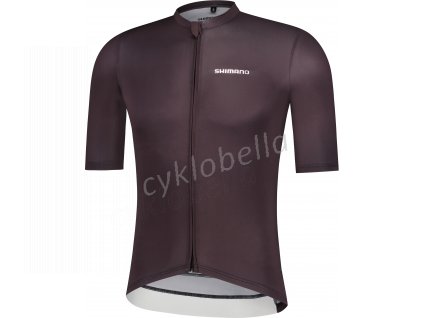 SHIMANO SUKI dres s krátkým rukávem, pánský, hnědá, L