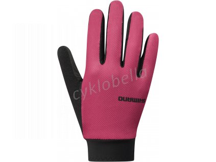 SHIMANO W EXPLORER FF rukavice, dámské, červená, M