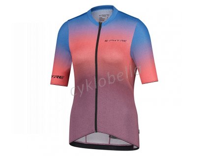 SHIMANO W S-PHYRE LEGGERA dres s krátkým rukávem, dámský, plum, M