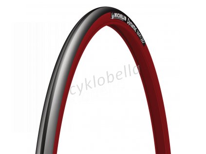 MICHELIN PLÁŠŤ DYNAMIC SPORT RED 700X23C ACCESS LINE DRÁT (595709) Množ. Uni