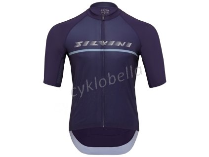 SILVINI - pánský cyklo dres Mazzano navy cream (Velikost S)