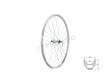 82678 82678 zapletene koleso predne kls draft f 28 29 silver 19 mm