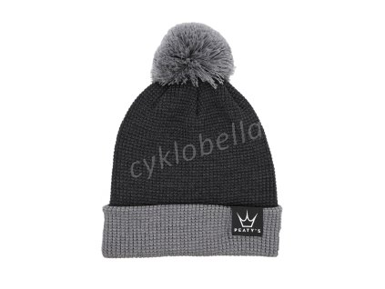 PEATY'S ČEPICE PUBWEAR MERINO BOBBLE HAT - GREY (PPW-BOB-2TN-GRY-1) Množ. Uni