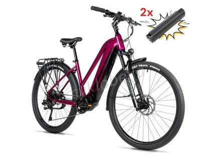 E-BIKE 28" BARNET LADY 16,5"-3, VIOLET SHINY (M510)