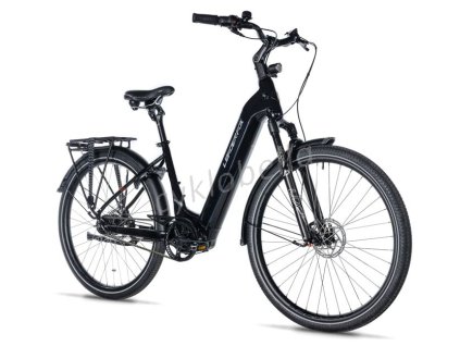E-BIKE 28" TERTIUM CITY 20"-1, BLACK SHINY (M420/NEXUS 8, BELT)