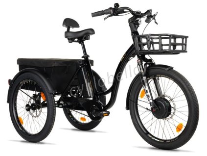 CARGO - TRICYCLE CURTIS X, FRONT MOTOR, BLACK SHINY