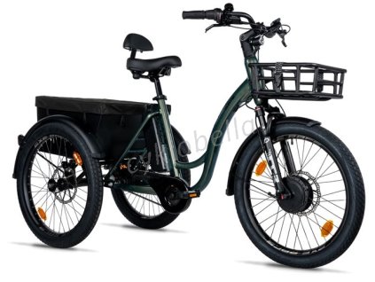 CARGO - TRICYCLE CURTIS X, FRONT MOTOR, GREEN BOTTLE