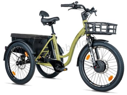 CARGO - TRICYCLE CURTIS X, FRONT MOTOR, ARMY GREEN