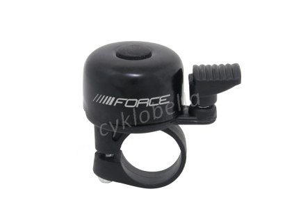 zvonek F MINI Fe/plast 22,2mm paličkový, černý