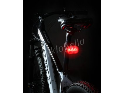 blikačka zadní FORCE TRI 3LM 3 LED+ baterie