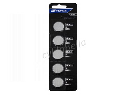 baterie FORCE mincové CR2025 / 3V 1 x 5 ks (eshop)